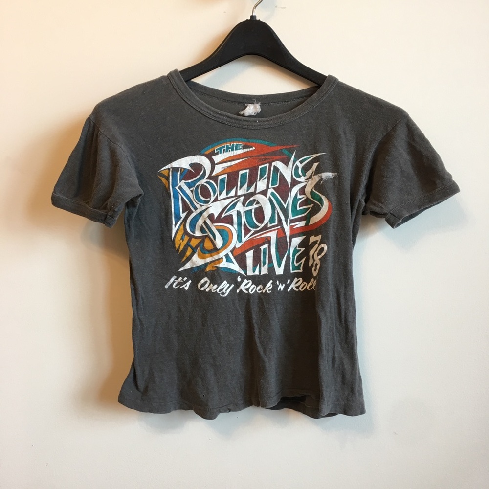 Vintage Rolling Stones rock T-shirt.